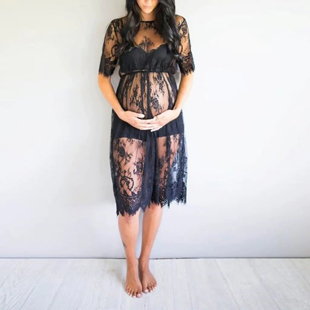 Lace Maternity Dress for Pregnancy Photography Props - 888 - Lingerie