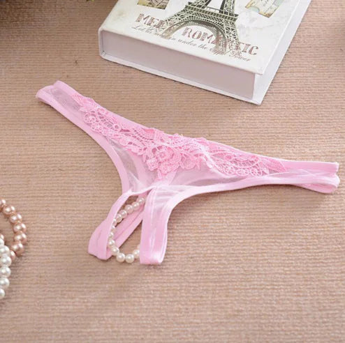 Pearl Lingerie, Open-Crotch Pants, Erotic Underwear