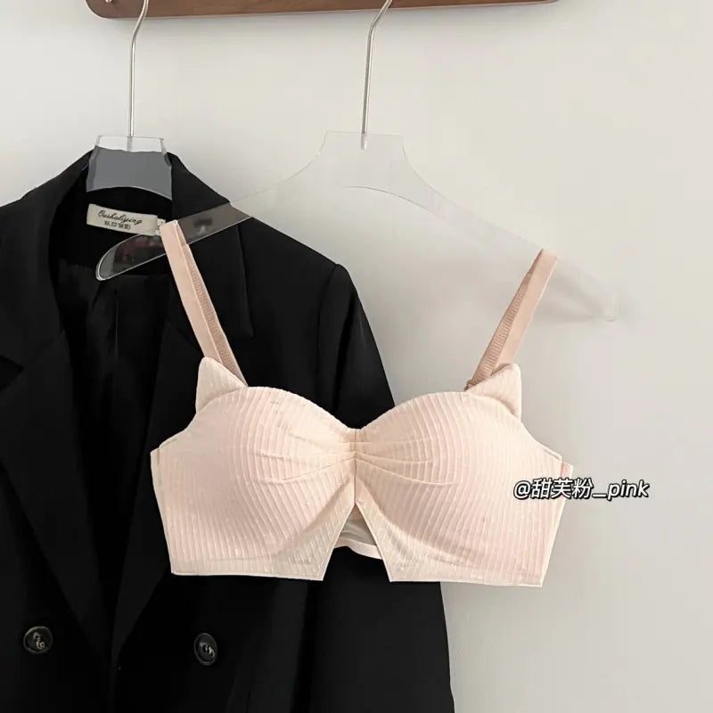 Strapless Lace Bra Set for Comfort and Support - Lingerie
