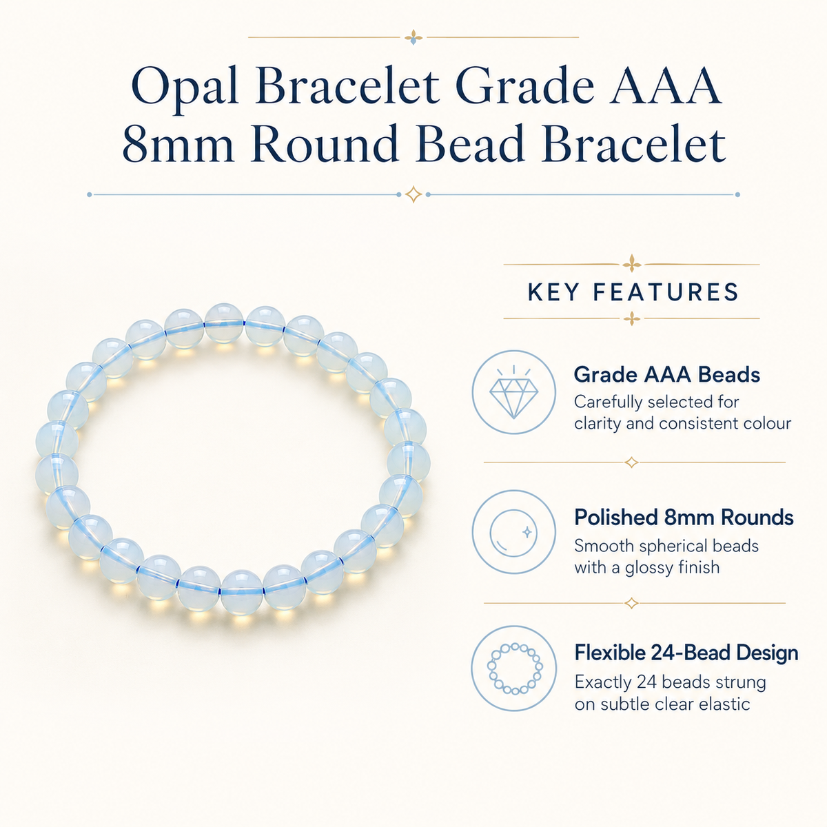 Opal  Synthetic Bracelet ( Freedom and Independence).