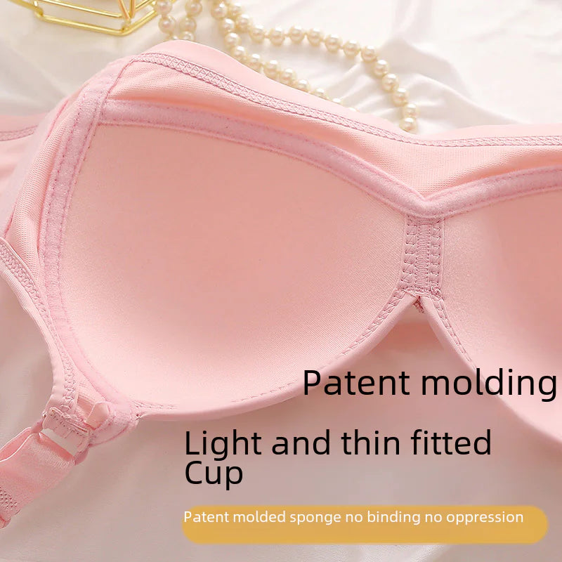 New Plus Size Simple Smooth Wireless Bra - Lingerie