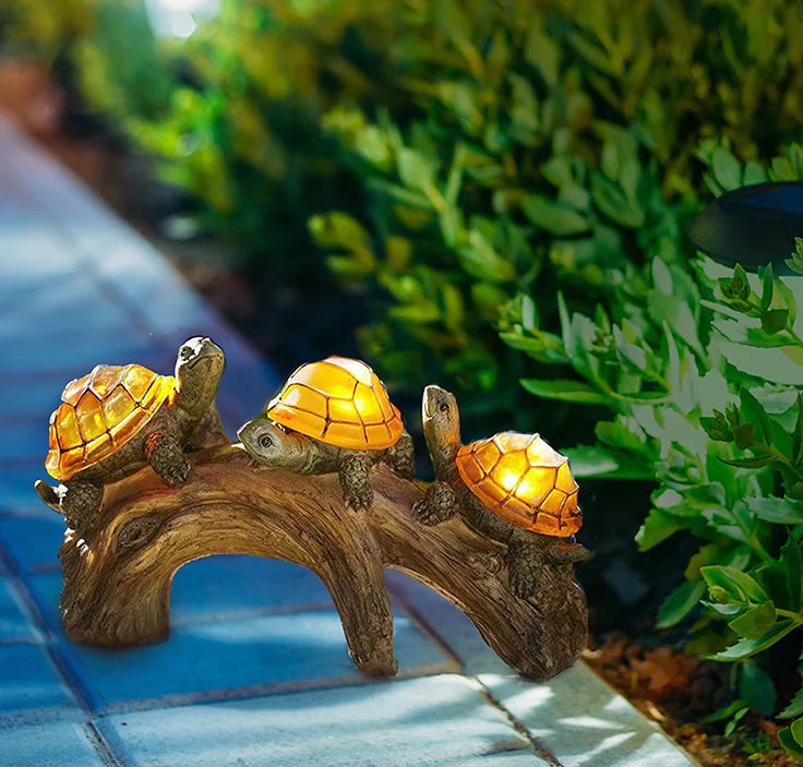 Solar Resin Turtle LED Lawn Light - 888