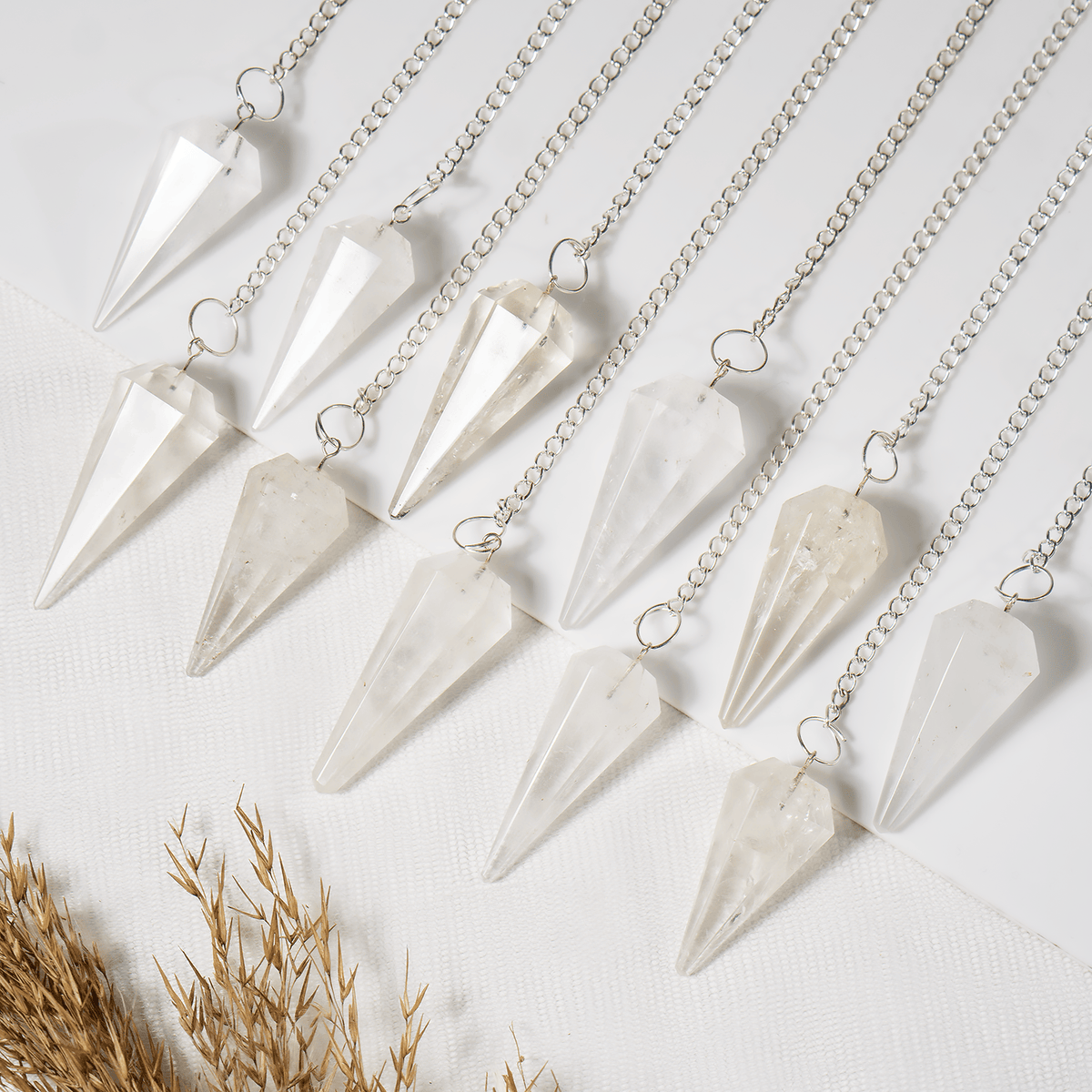 Crystal Quartz Pendulum (Meditation and Channeling)