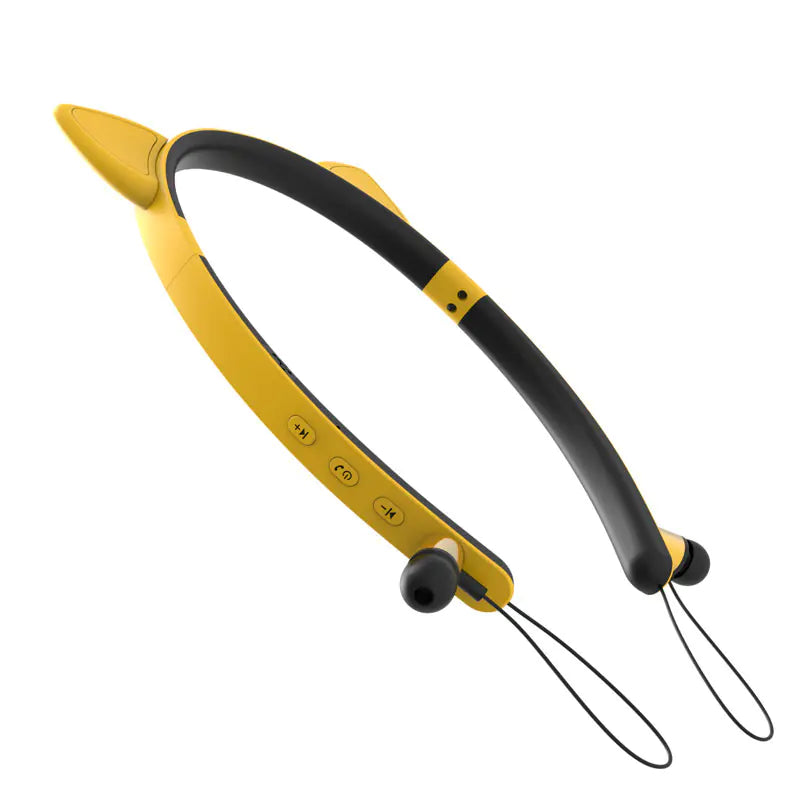 Cat Ear Bluetooth Headphones with Sports Design