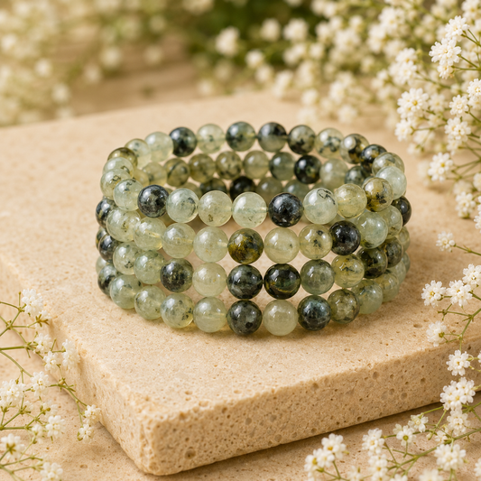 Phrenite Bracelet (Prosperity and Expansion)