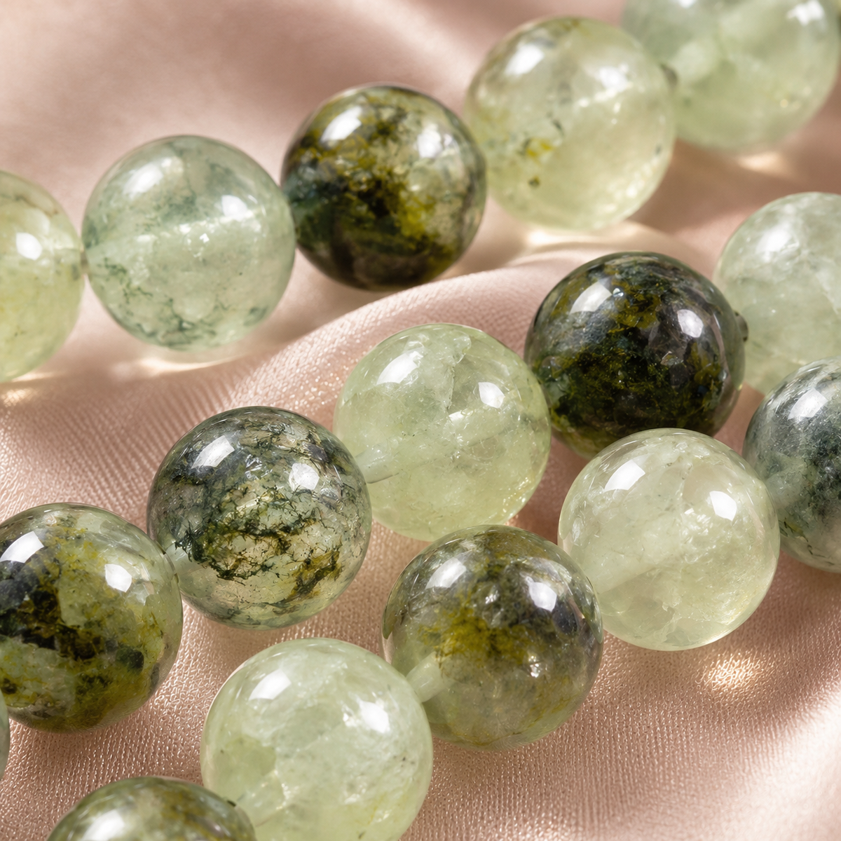 Phrenite Bracelet (Prosperity and Expansion)