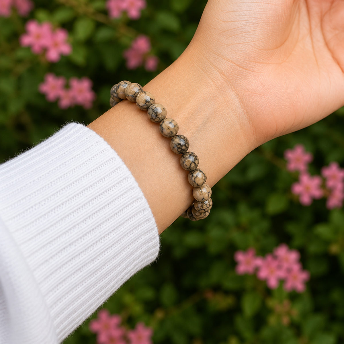 Picasso Jasper Bracelet (Transformation and Self-Discipline)