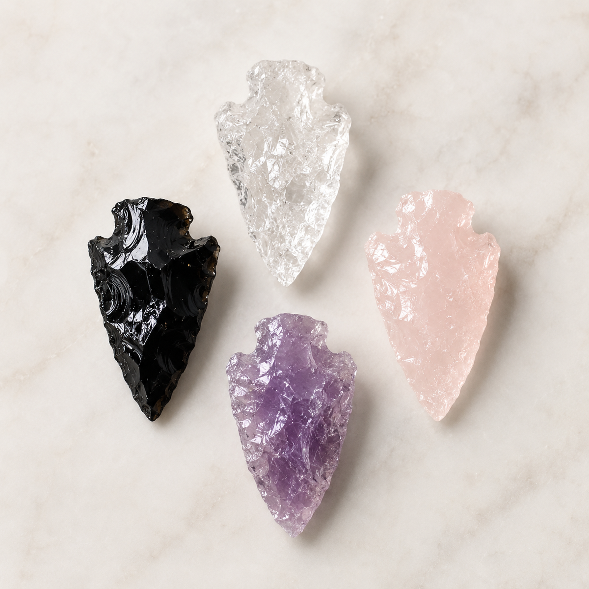 Gemstone Arrowheads for DIY Project Craft Point Jewelry Making
