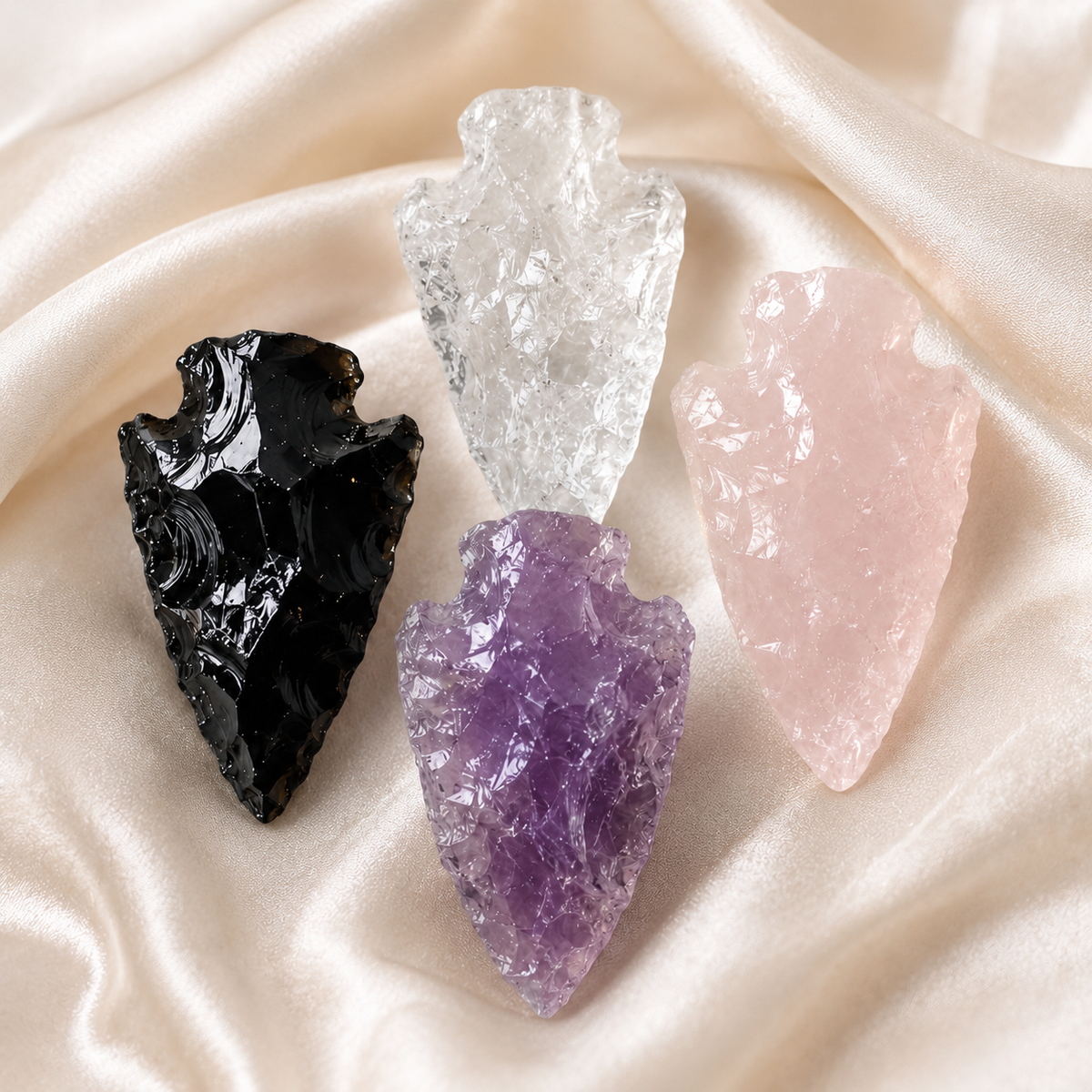 Gemstone Arrowheads for DIY Project Craft Point Jewelry Making
