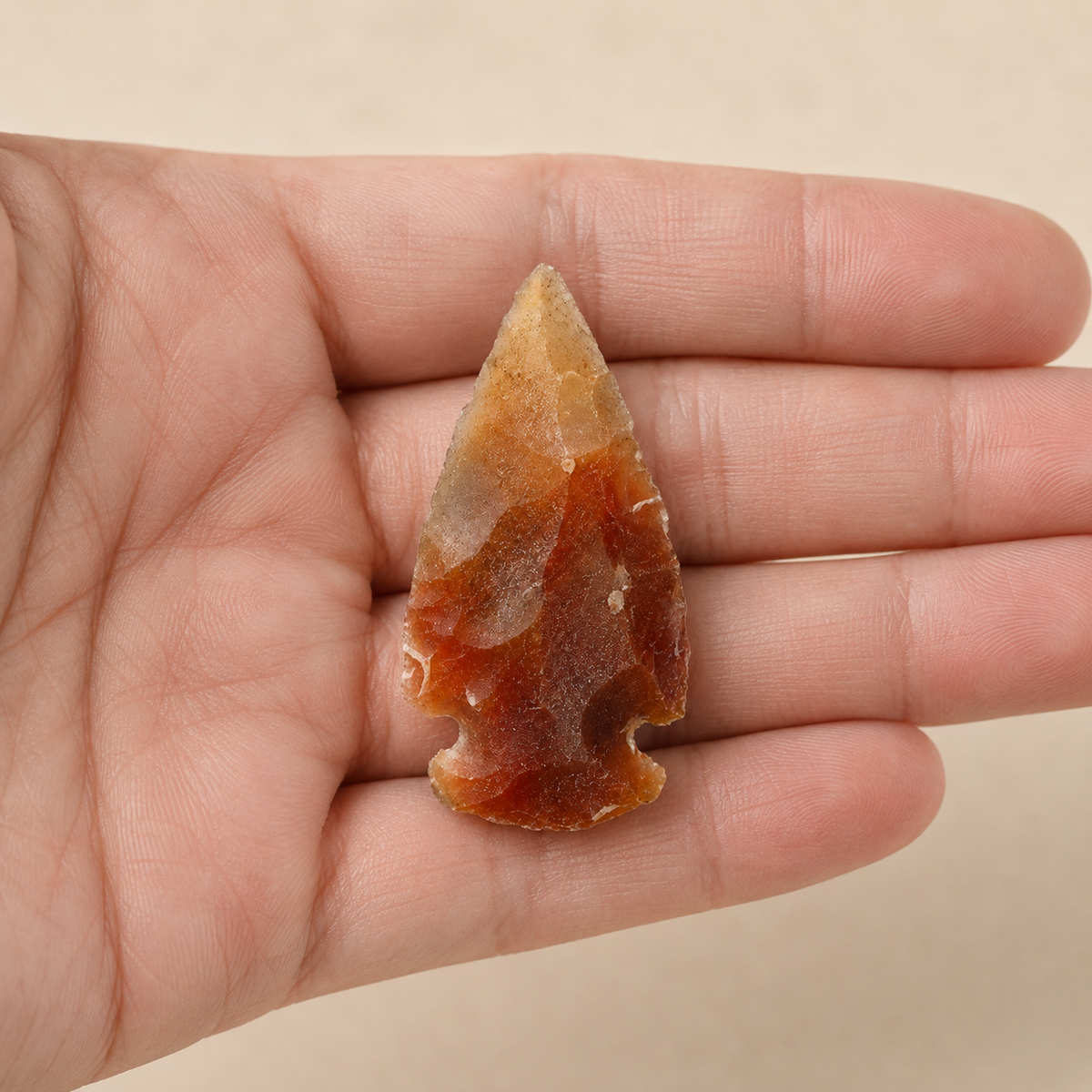 Fancy Jasper Arrowhead Points