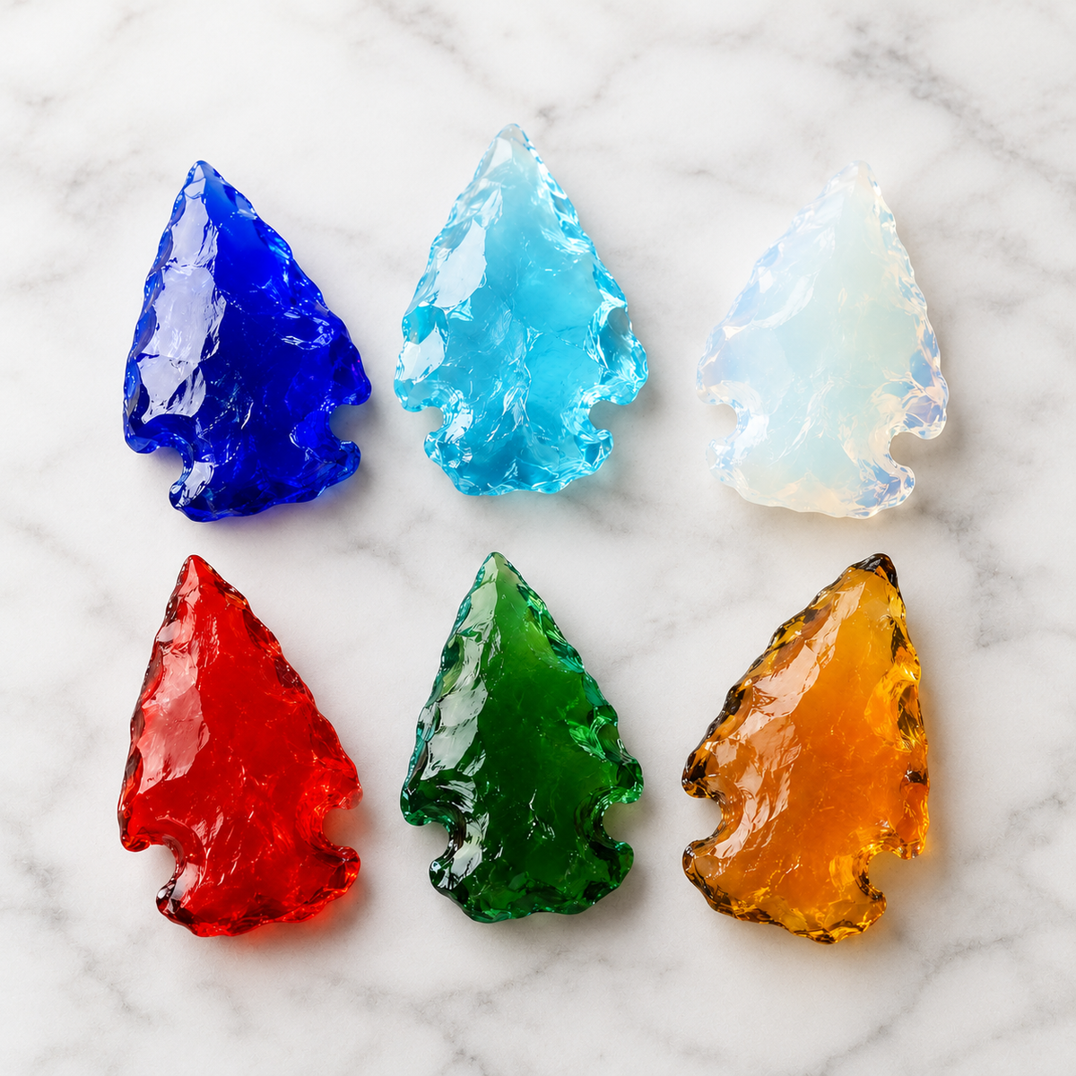 Glass Arrowheads, Arrow Head Points