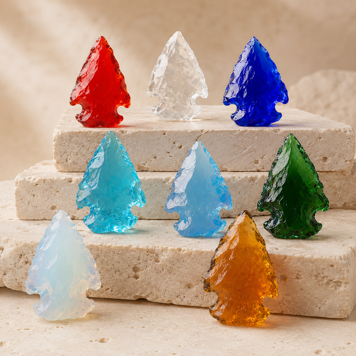 Glass Arrowheads, Arrow Head Points