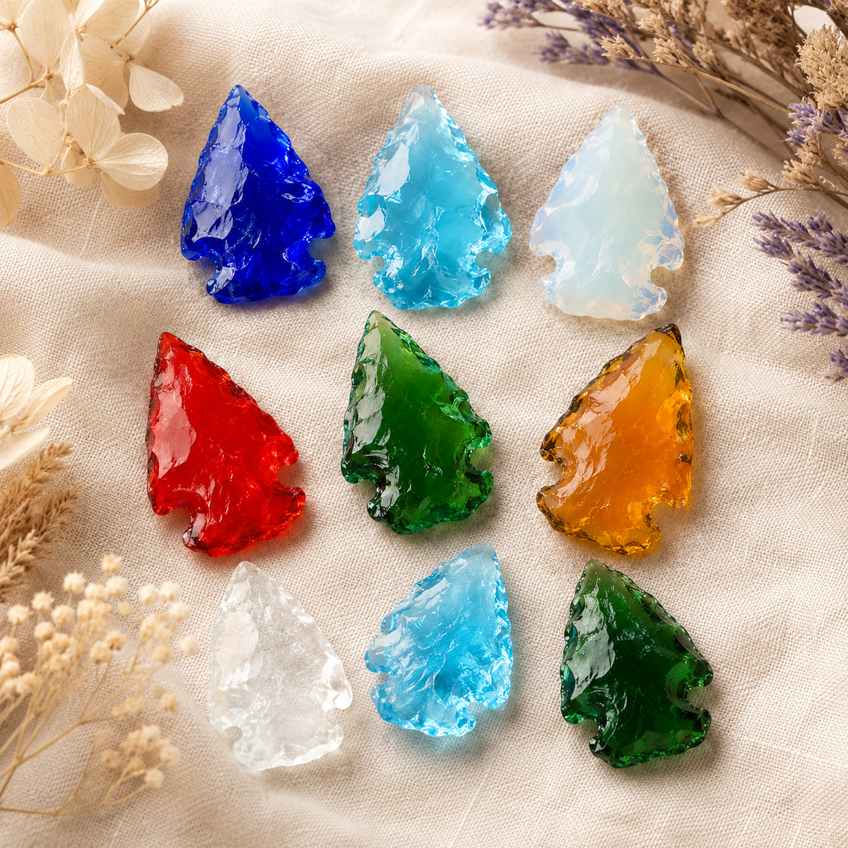 Glass Arrowheads, Arrow Head Points