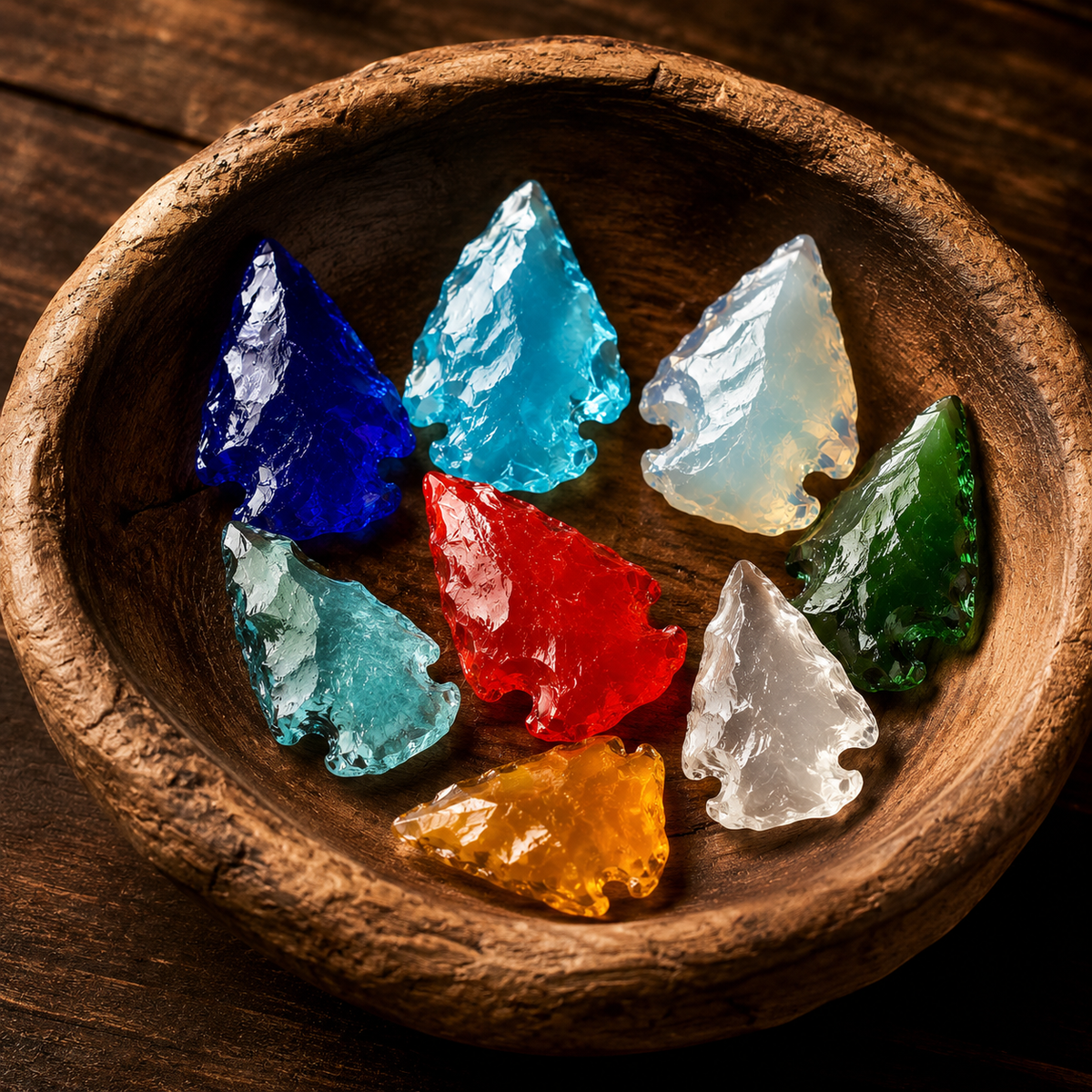 Glass Arrowheads, Arrow Head Points