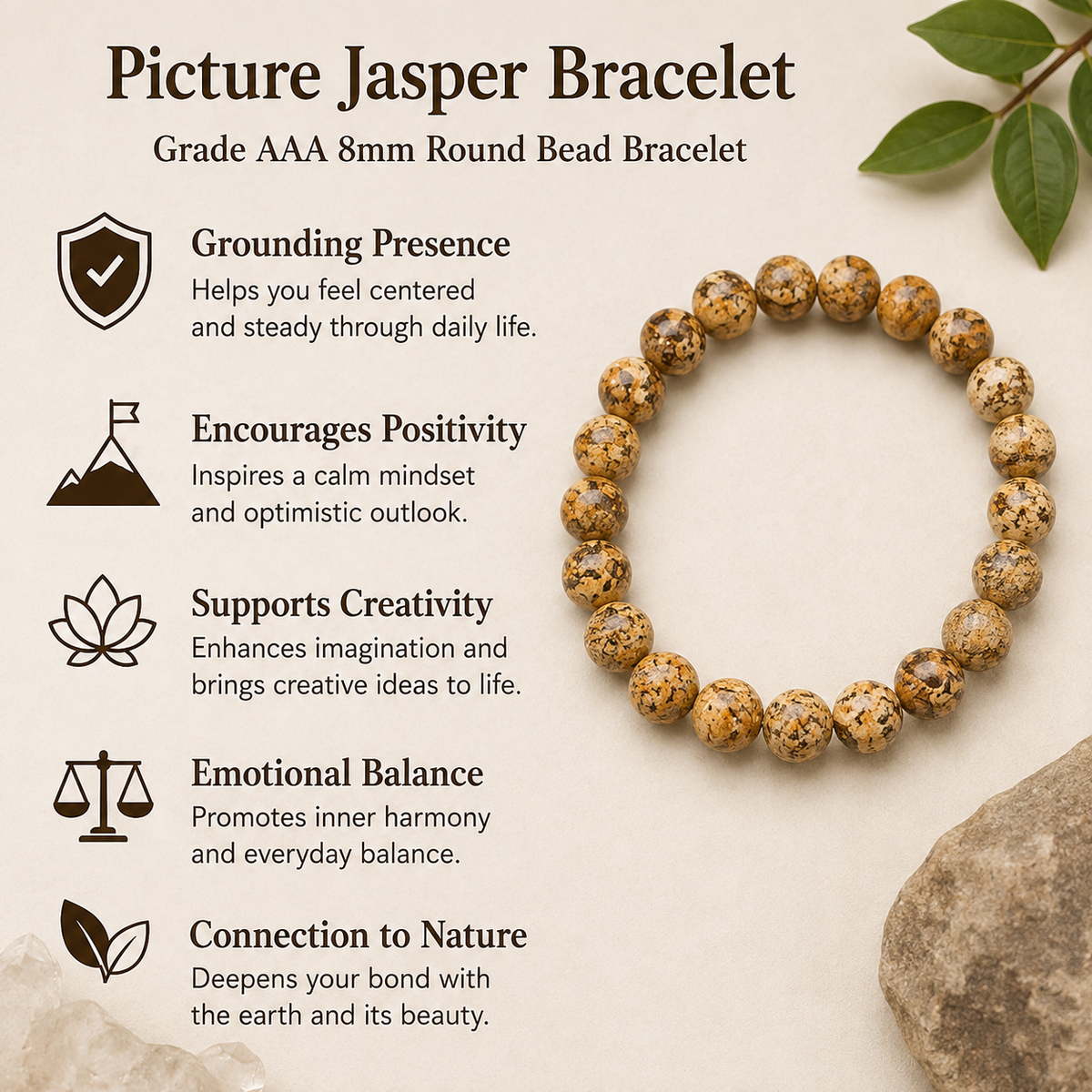 Picture Jasper Bracelet (Harmony and Visualization).