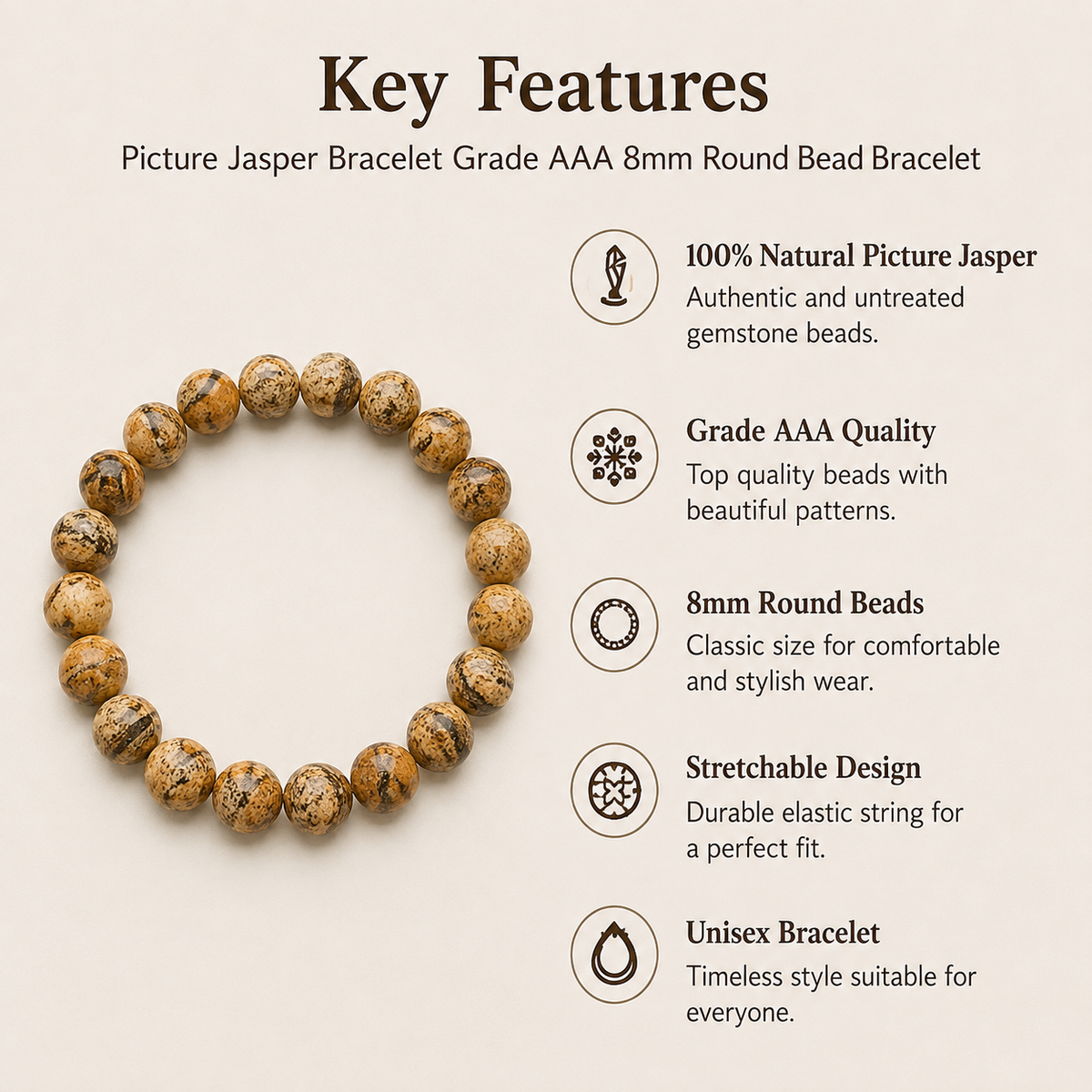 Picture Jasper Bracelet (Harmony and Visualization).