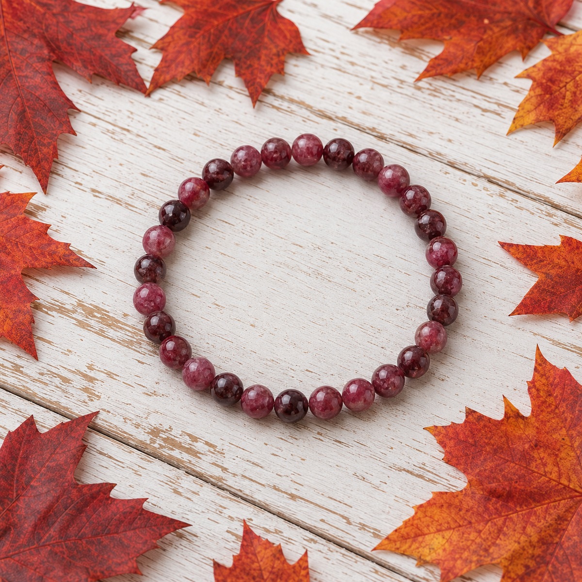 Pink Tourmaline Bracelet (Passion and Selflessness)