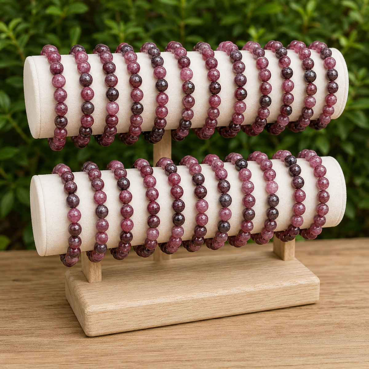 Pink Tourmaline Bracelet (Passion and Selflessness)