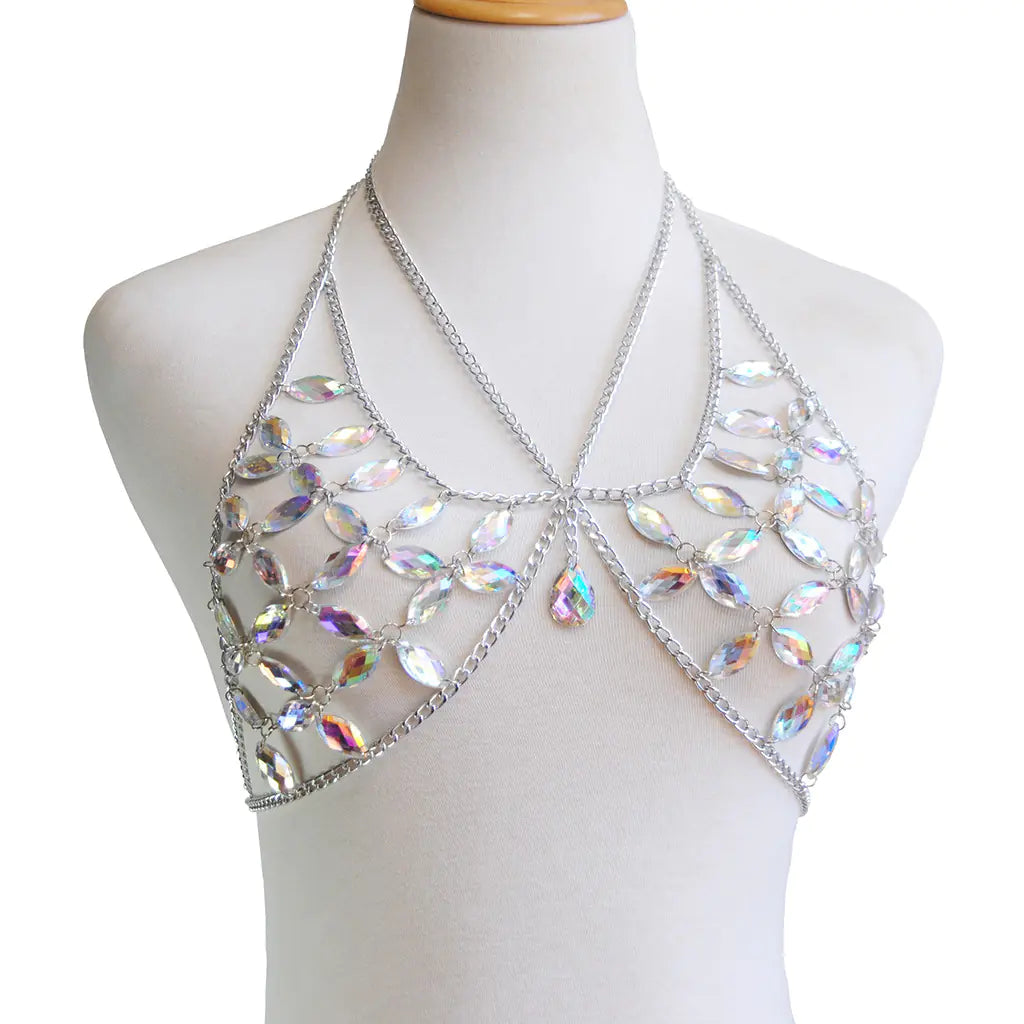 2019 Fashion Women's Sexy Bikini Backless Body Chain - Lingerie