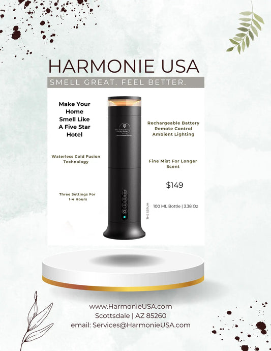 Premium Air Diffuser - Rechargeable Essential Oil | Harmonie