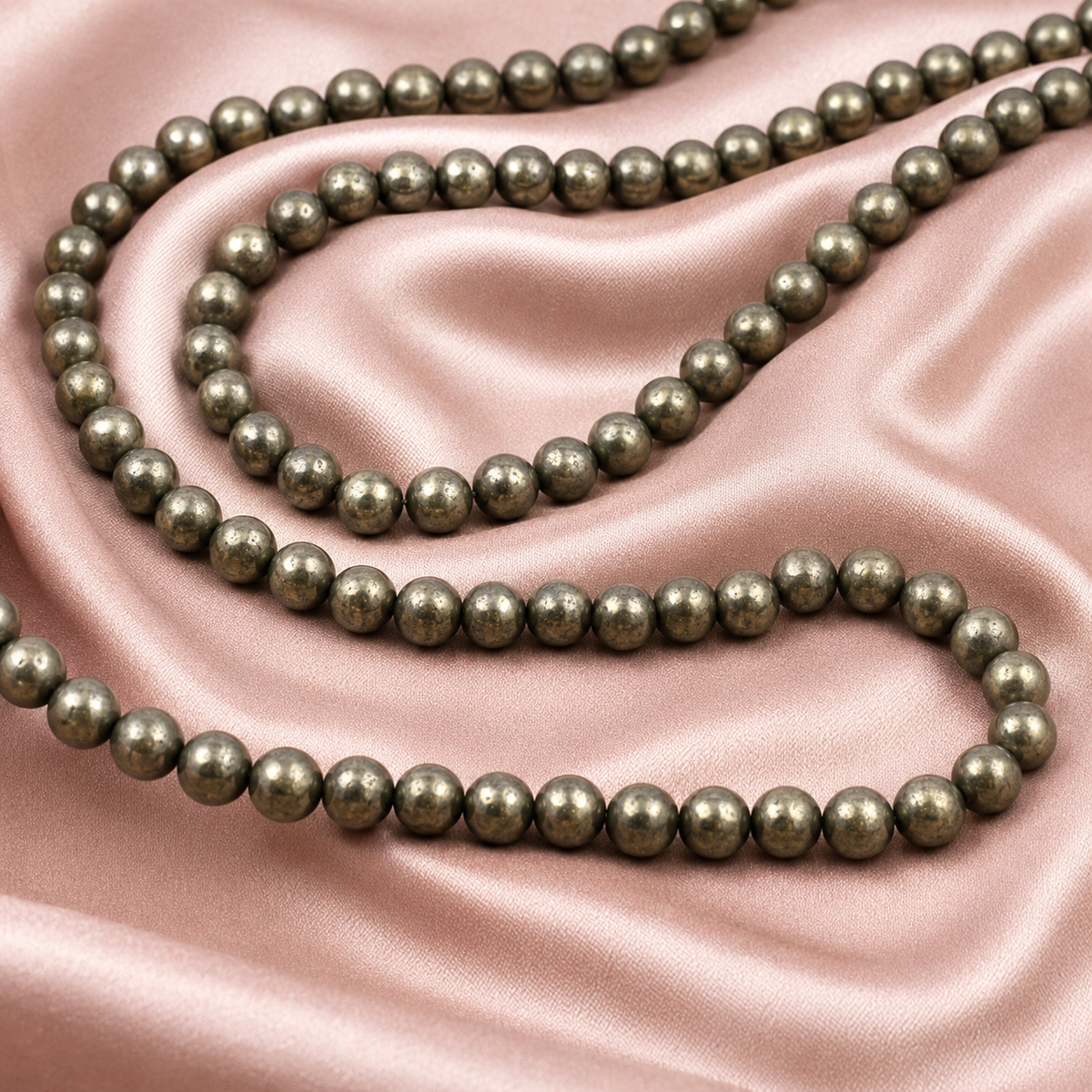 Pyrite Beads, Natural Round Crystal Beads 4mm to 12mm
