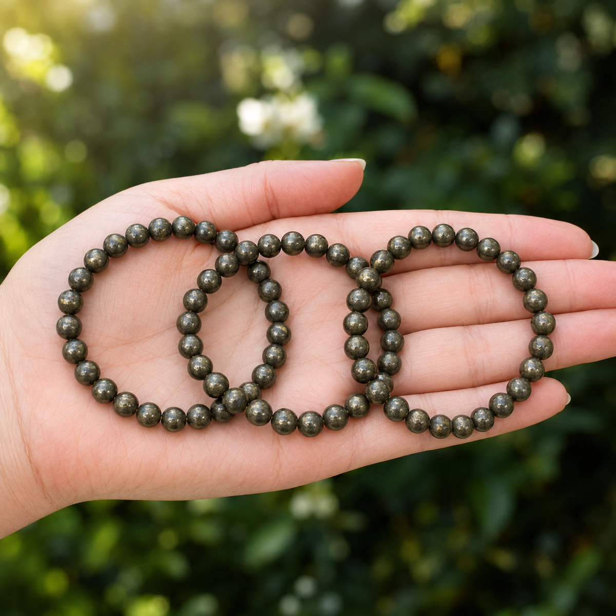 Pyrite Bracelet | Golden Pyrite Bracelet (Determination and Resolution).