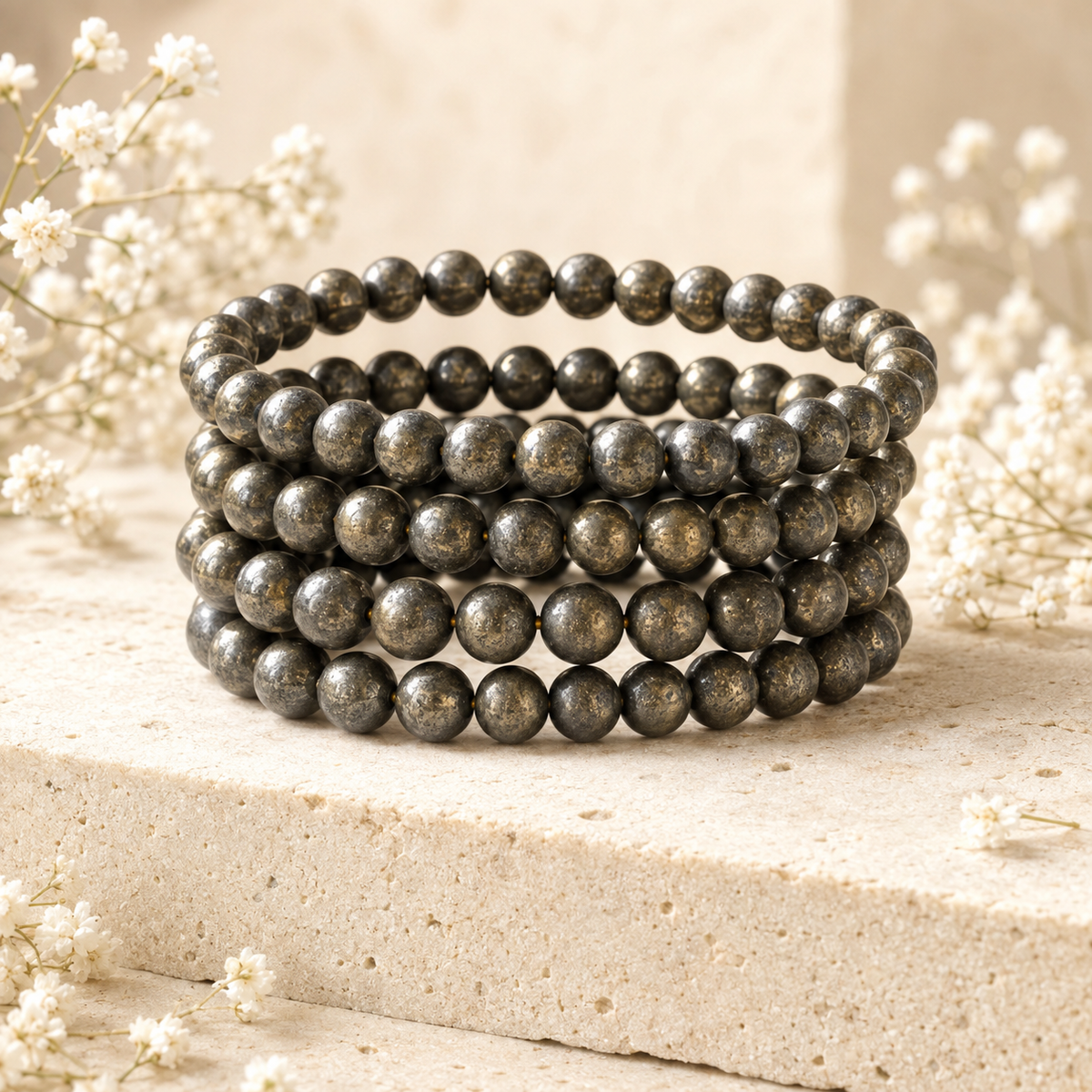 Pyrite Bracelet | Golden Pyrite Bracelet (Determination and Resolution).