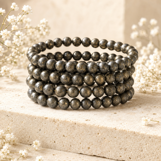 Pyrite Bracelet | Golden Pyrite Bracelet (Determination and Resolution).