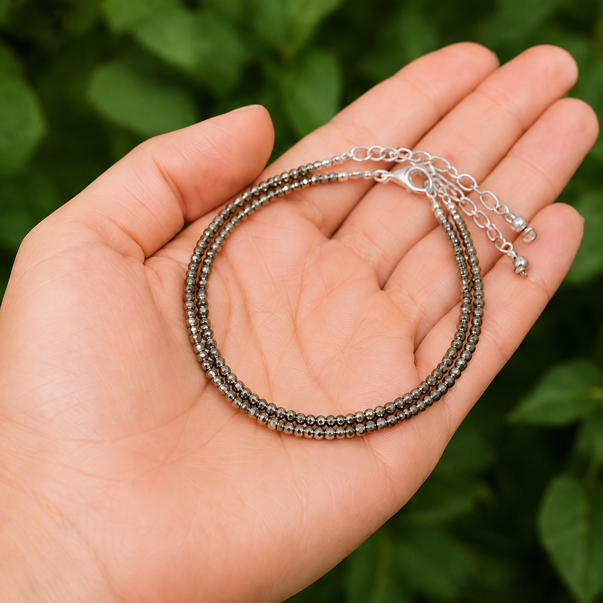 Pyrite Anklet 2mm – Natural Gemstone Jewelry for Protection, Balance & Positive Energy (Copy)