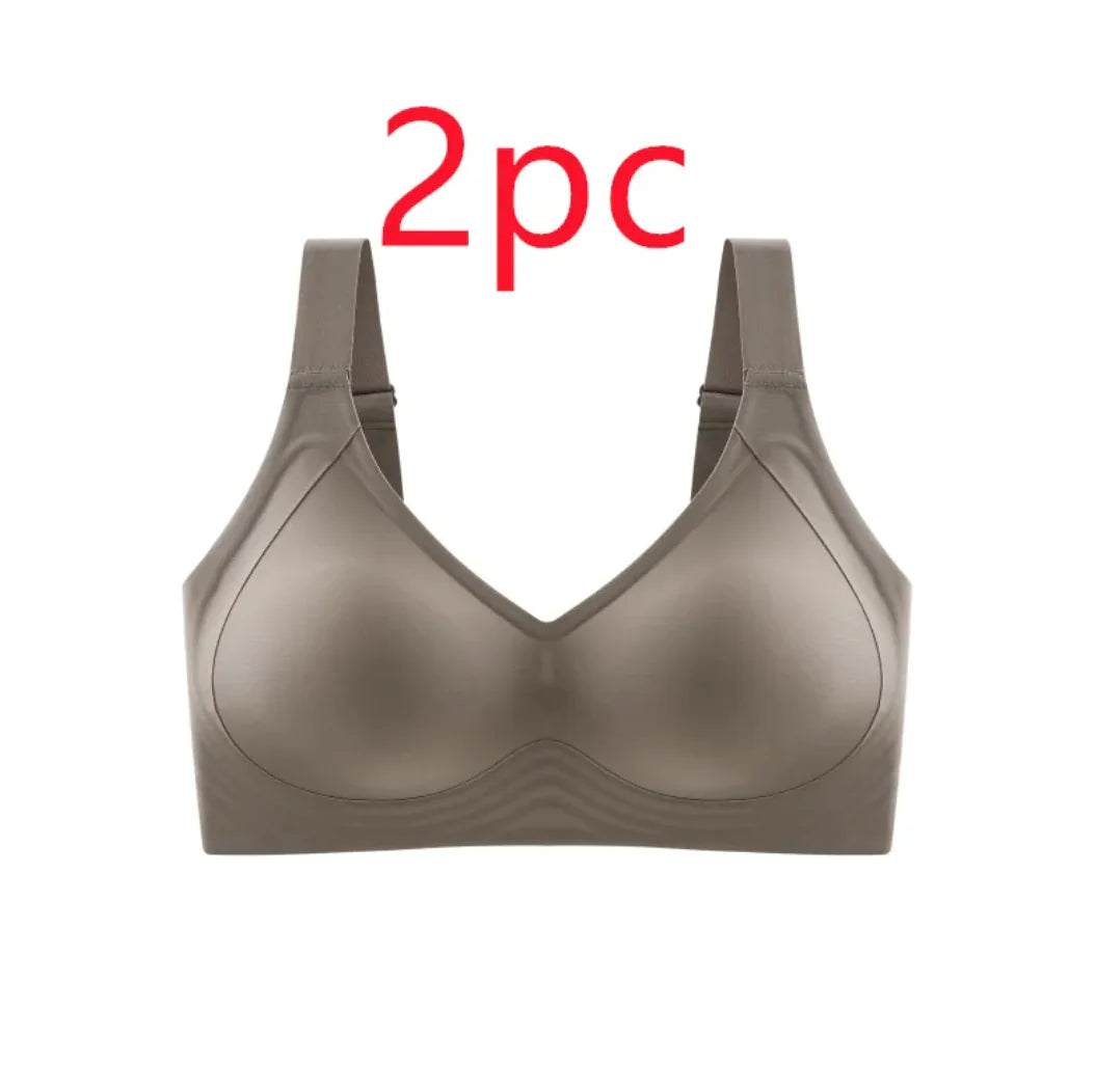 Plus Size Traceless Push-Up Sports Bra - Lingerie