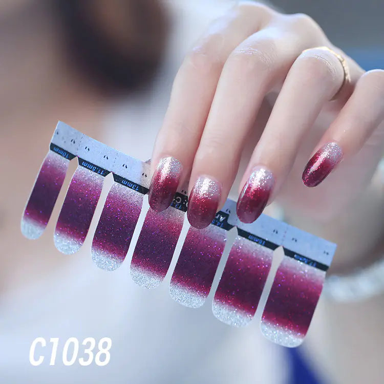 Nail Stickers, Peelable Nail Polish Gel