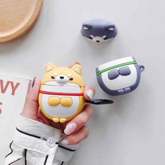 Cute Shiba Inu Earphone Case - Bluetooth Protector