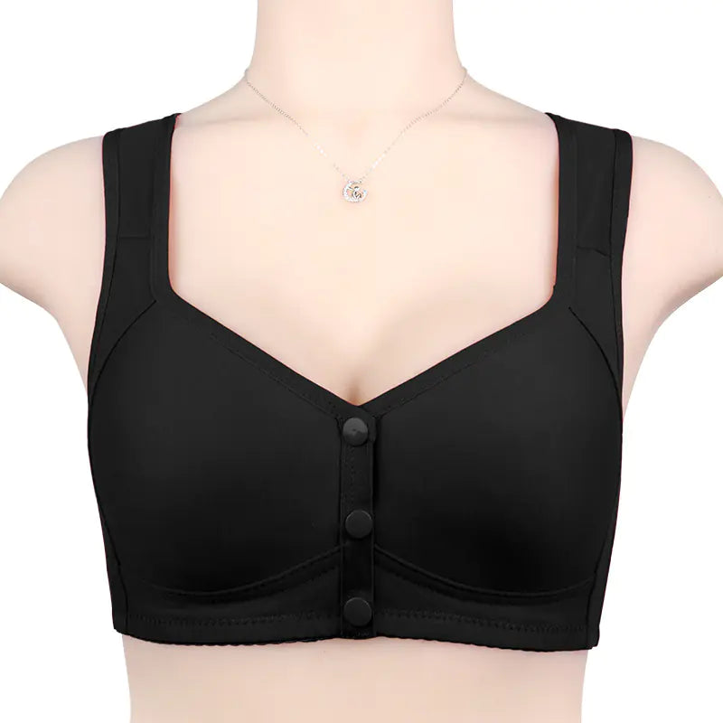 Front-Closure Plus Size Comfort Wireless Bra - Lingerie