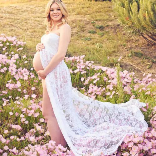 Sheer Lace Dress for Maternity Photography - Lingerie - 888