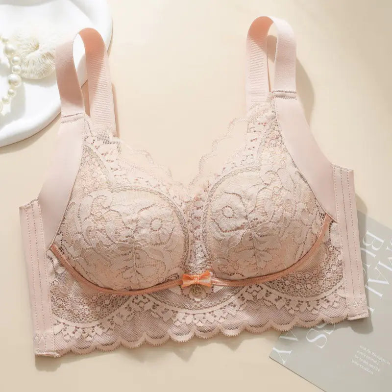 Summer Slim Lace Bra for Full Bust Support and Comfort - Lingerie