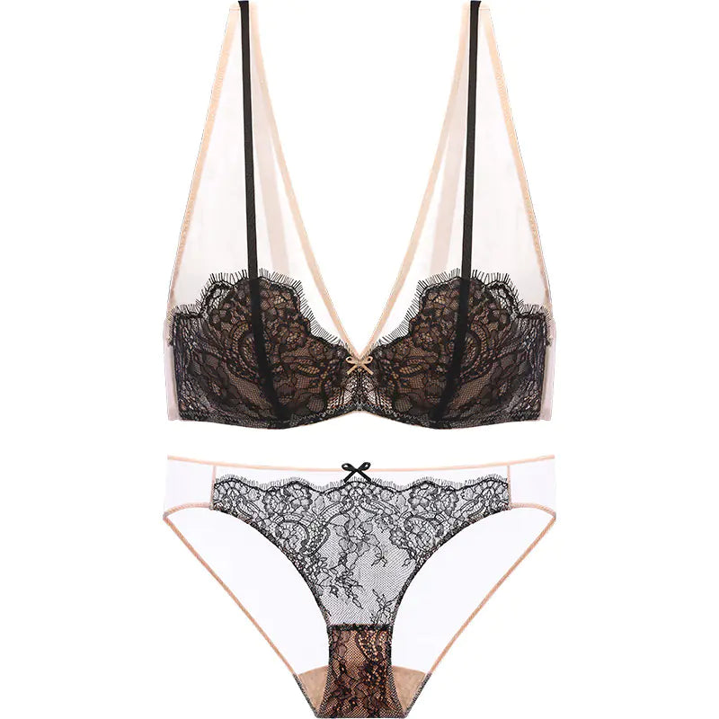 Bothyoung Lace Bralette Set for Small Busts - Lingerie