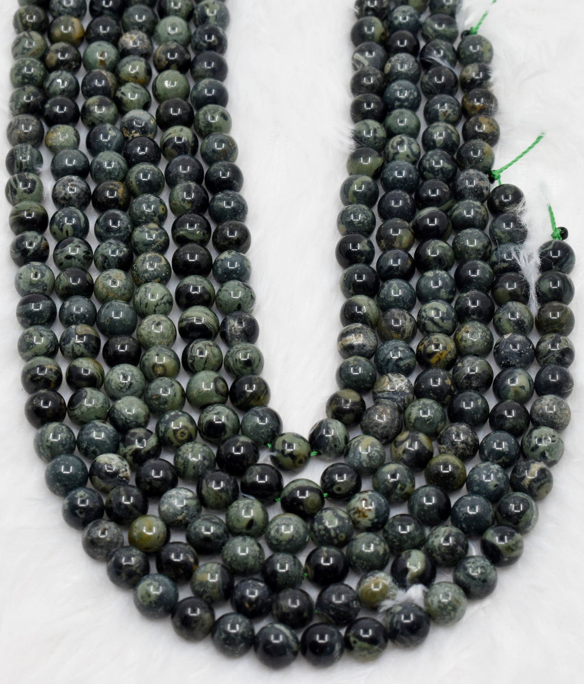 Kambaba Jasper Beads, Natural Round Crystal Beads 4mm to 10mm.