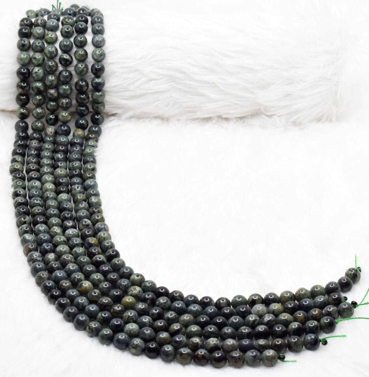 Kambaba Jasper Beads, Natural Round Crystal Beads 4mm to 10mm.