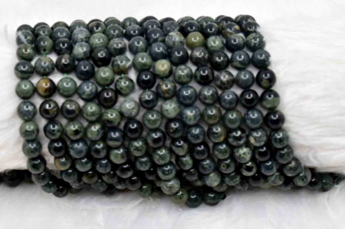 Kambaba Jasper Beads, Natural Round Crystal Beads 4mm to 10mm.