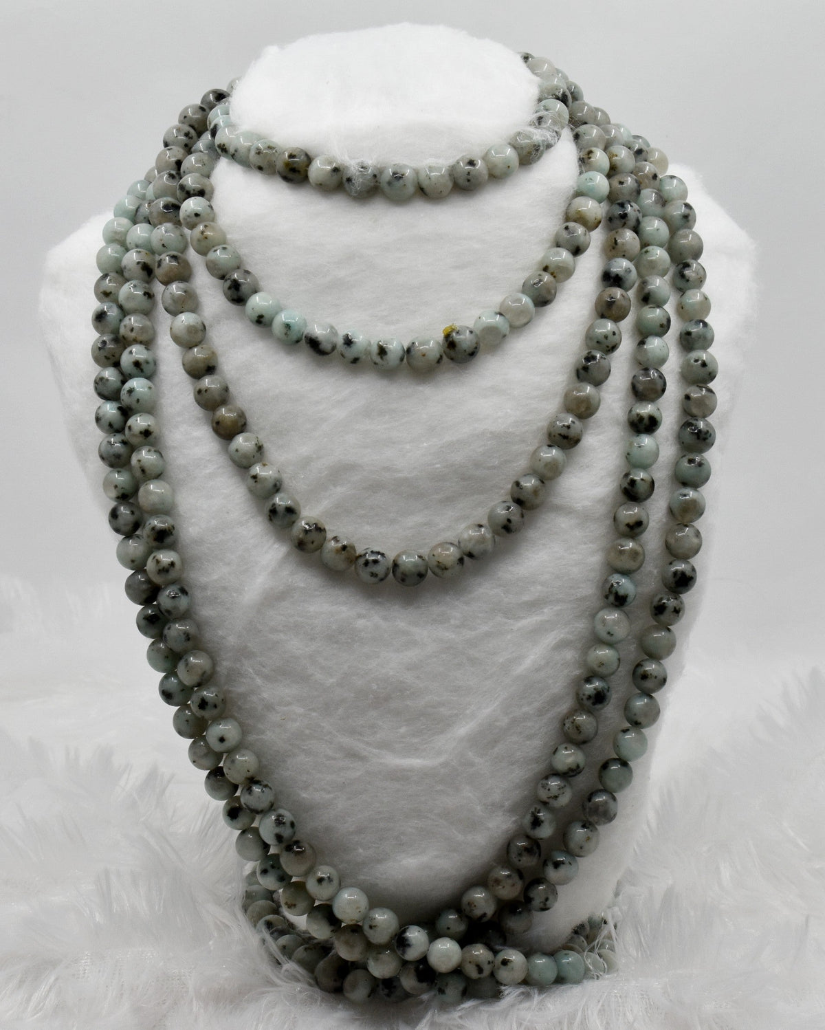 Kiwi Jasper Beads, Natural Round Crystal Beads 4mm to 12mm