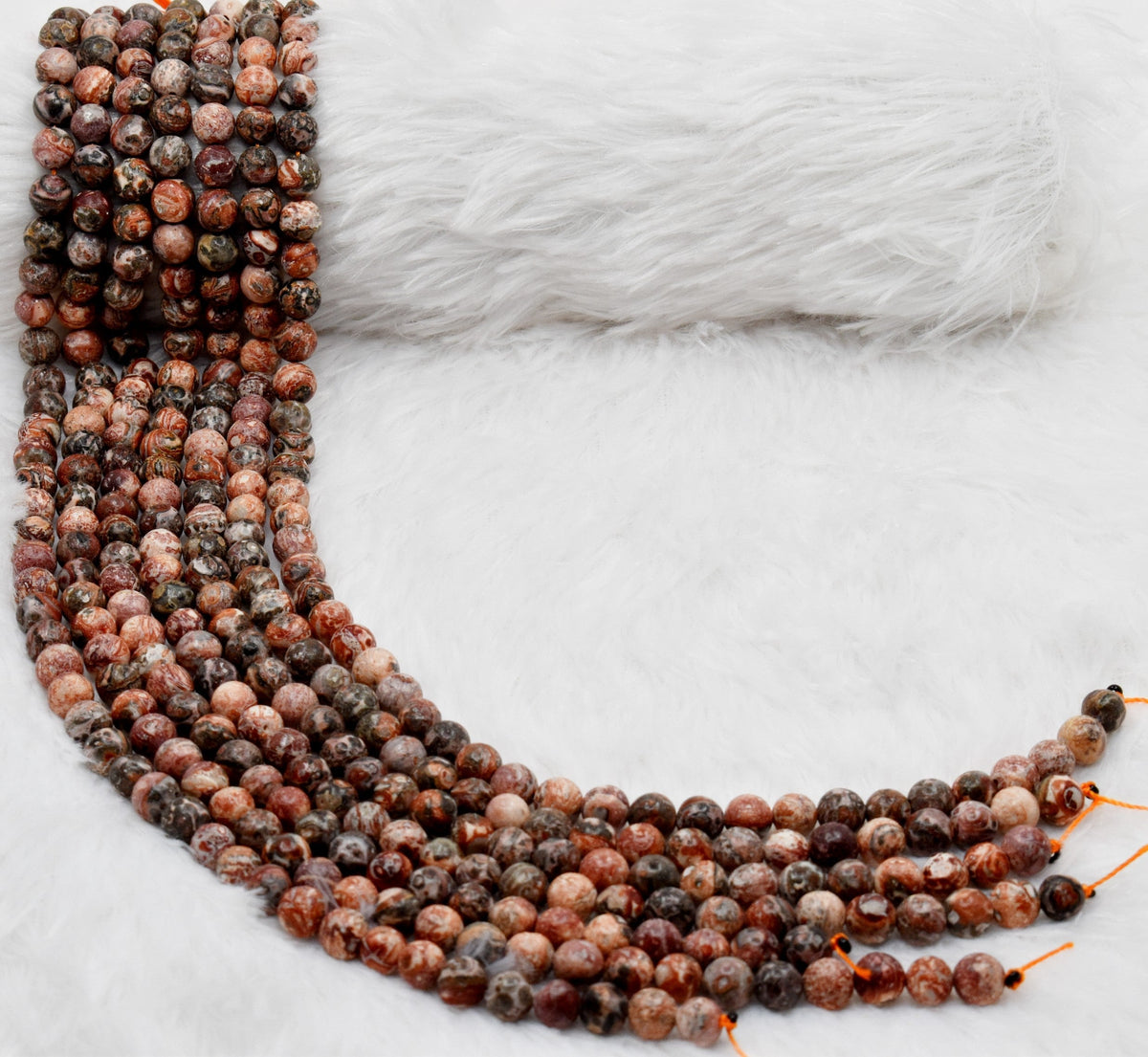 Leopardskin Jasper Beads, Natural Round Crystal Beads 4mm to 10mm.