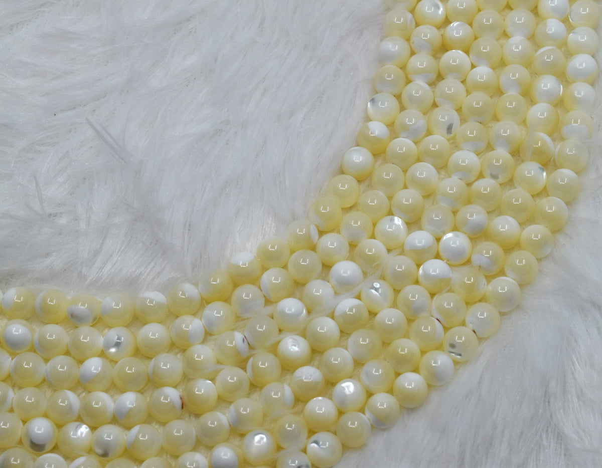 MOP Star Beads, Natural Round Crystal Beads 4mm to 14mm