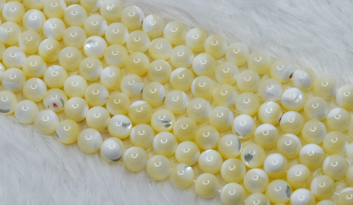 MOP Star Beads, Natural Round Crystal Beads 4mm to 14mm