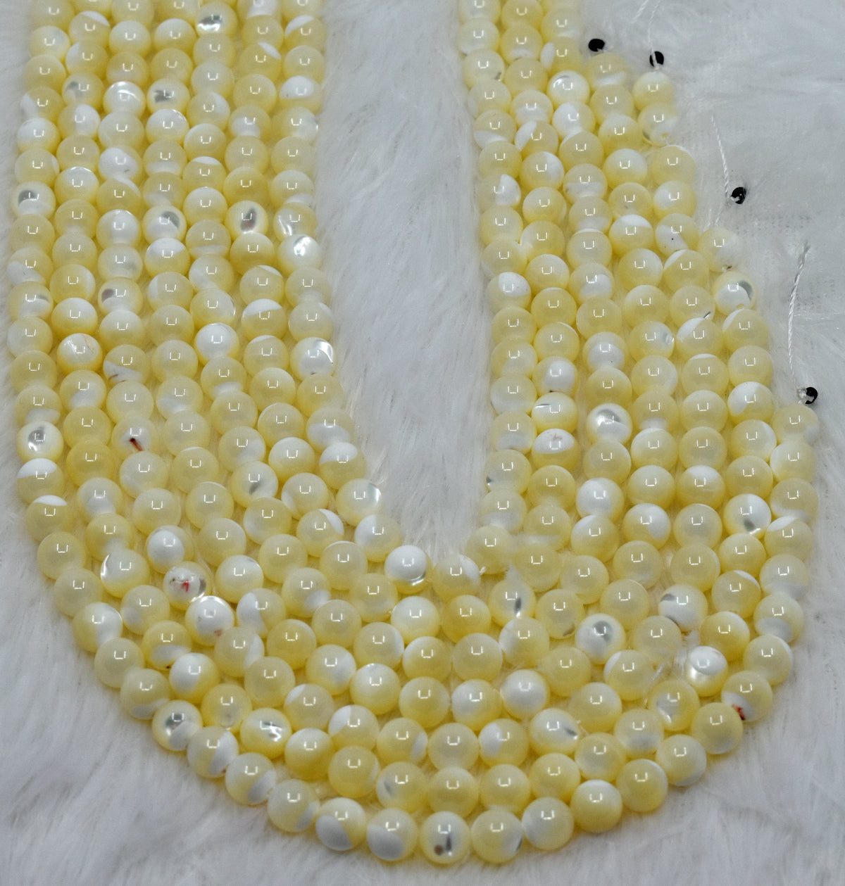 MOP Star Beads, Natural Round Crystal Beads 4mm to 14mm