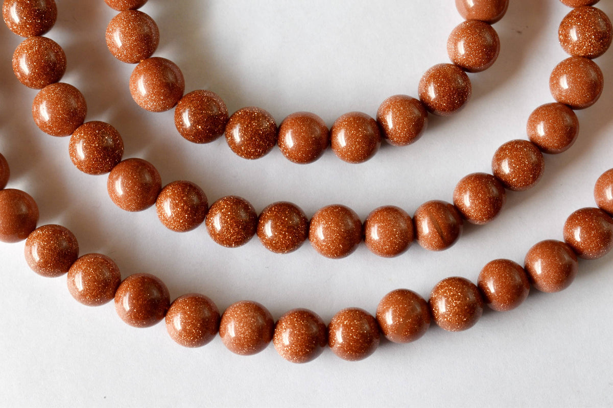 Red Sandstone Beads, Natural Round Crystal Beads 4mm to 16mm