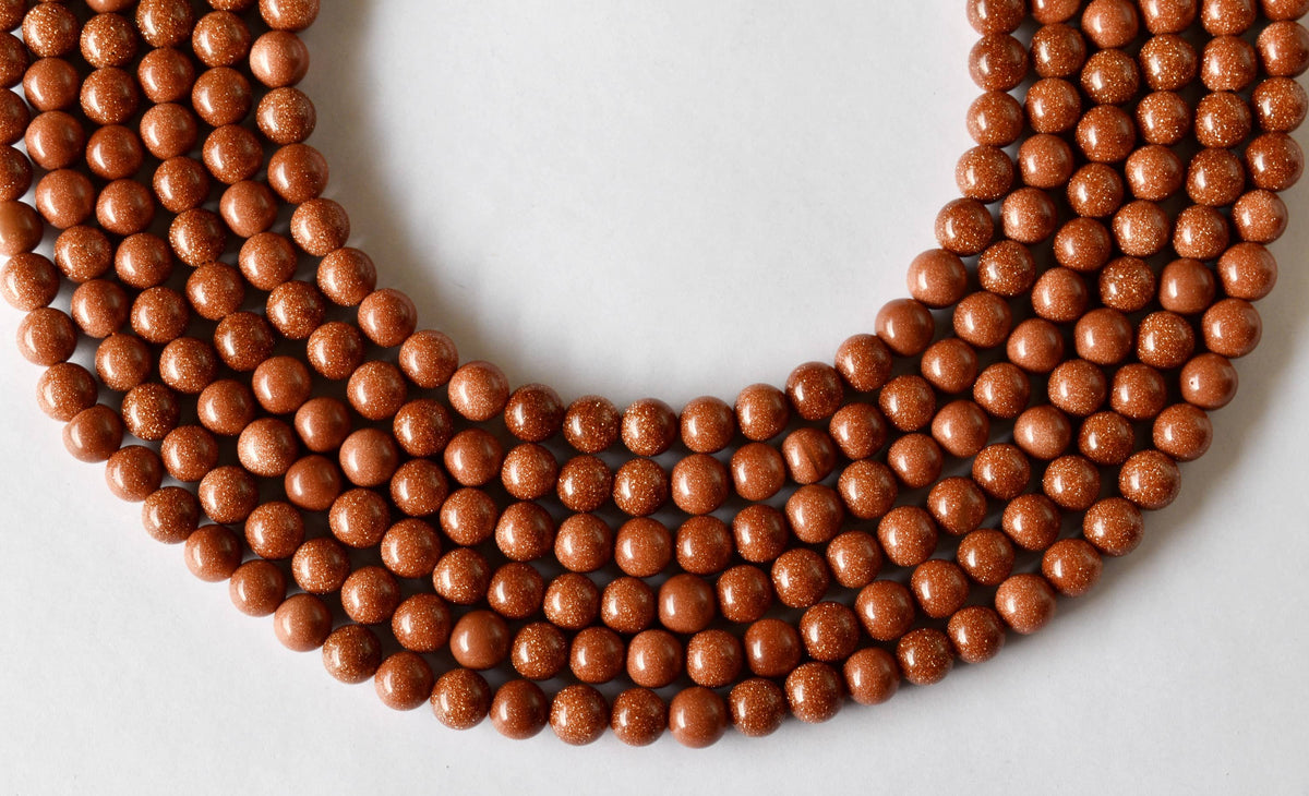 Red Sandstone Beads, Natural Round Crystal Beads 4mm to 16mm