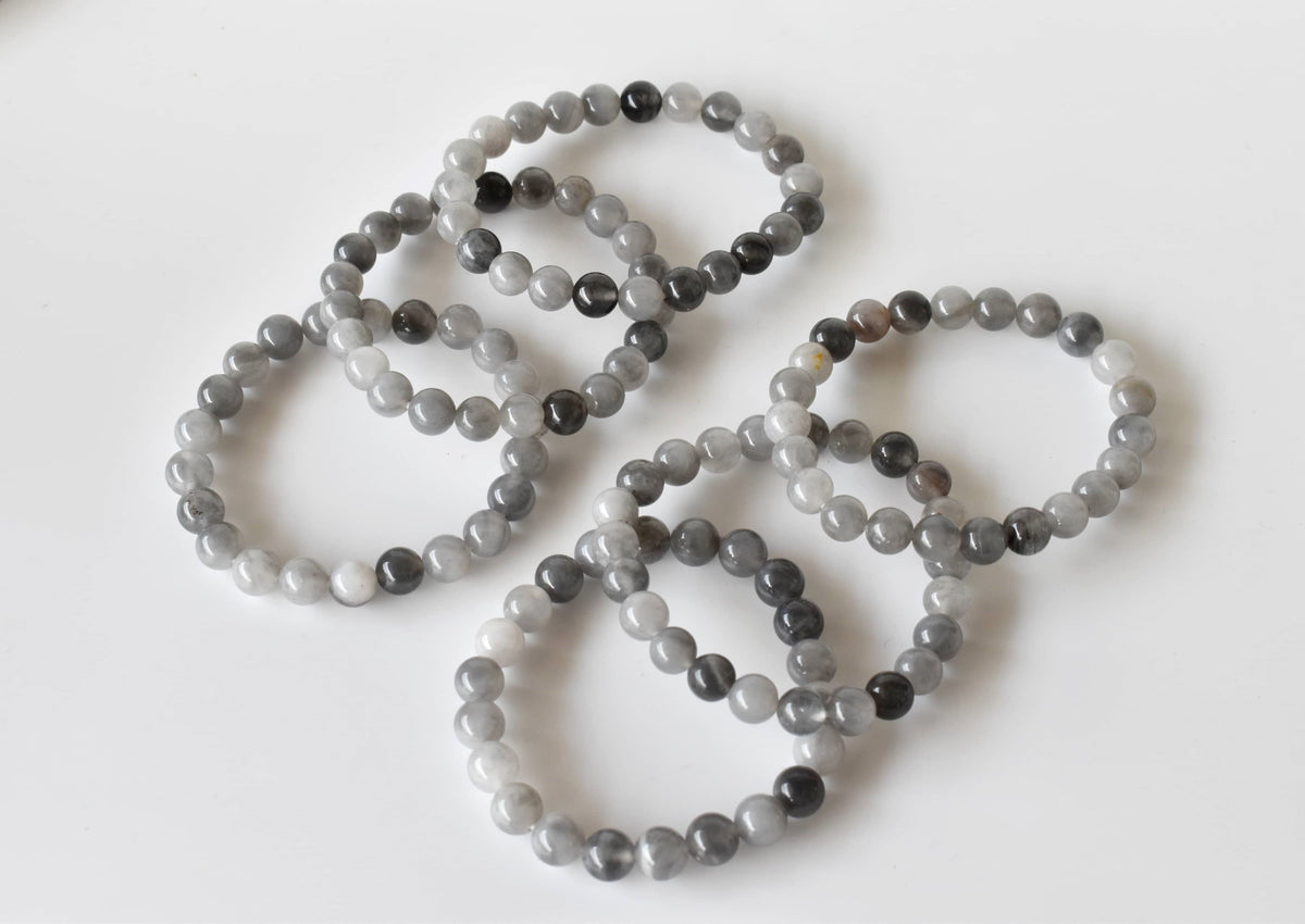 Cloudy Quartz Bracelet (Grounding and Support)