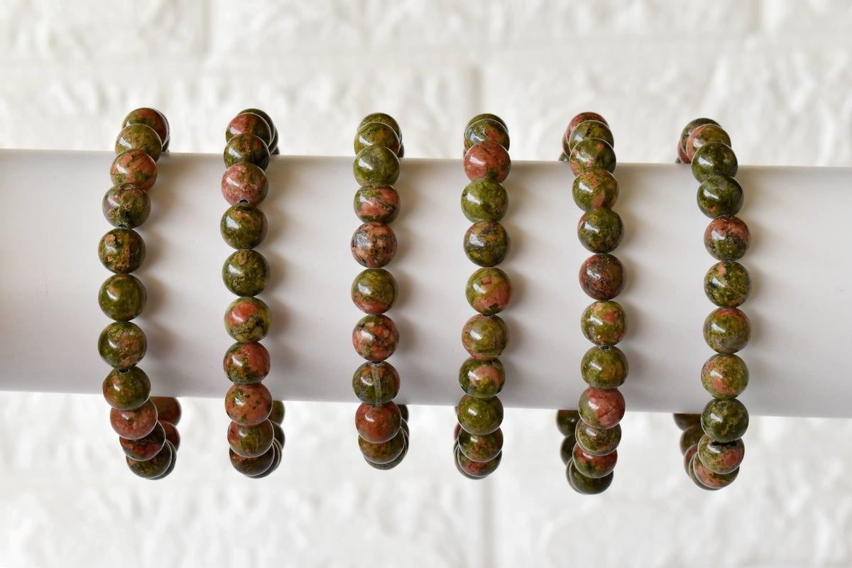 Unakite Bracelet | Unakite Stone Bracelet (Vision and Inner Peace).