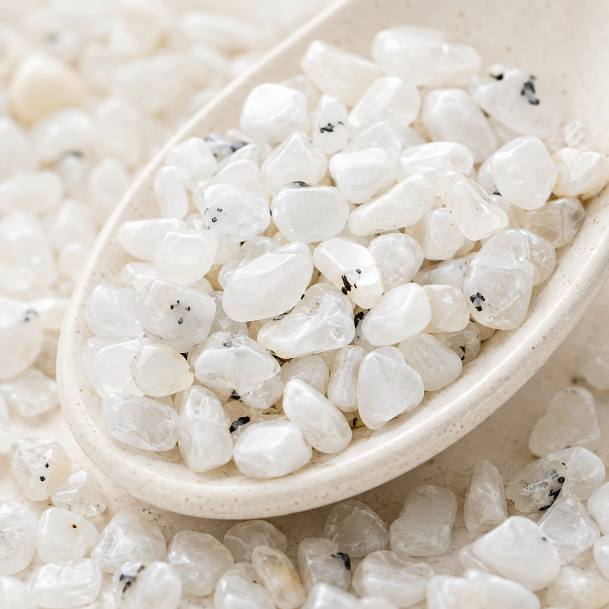 Rainbow Moonstone Gemstone Chips (Compassion and Bring Balance)
