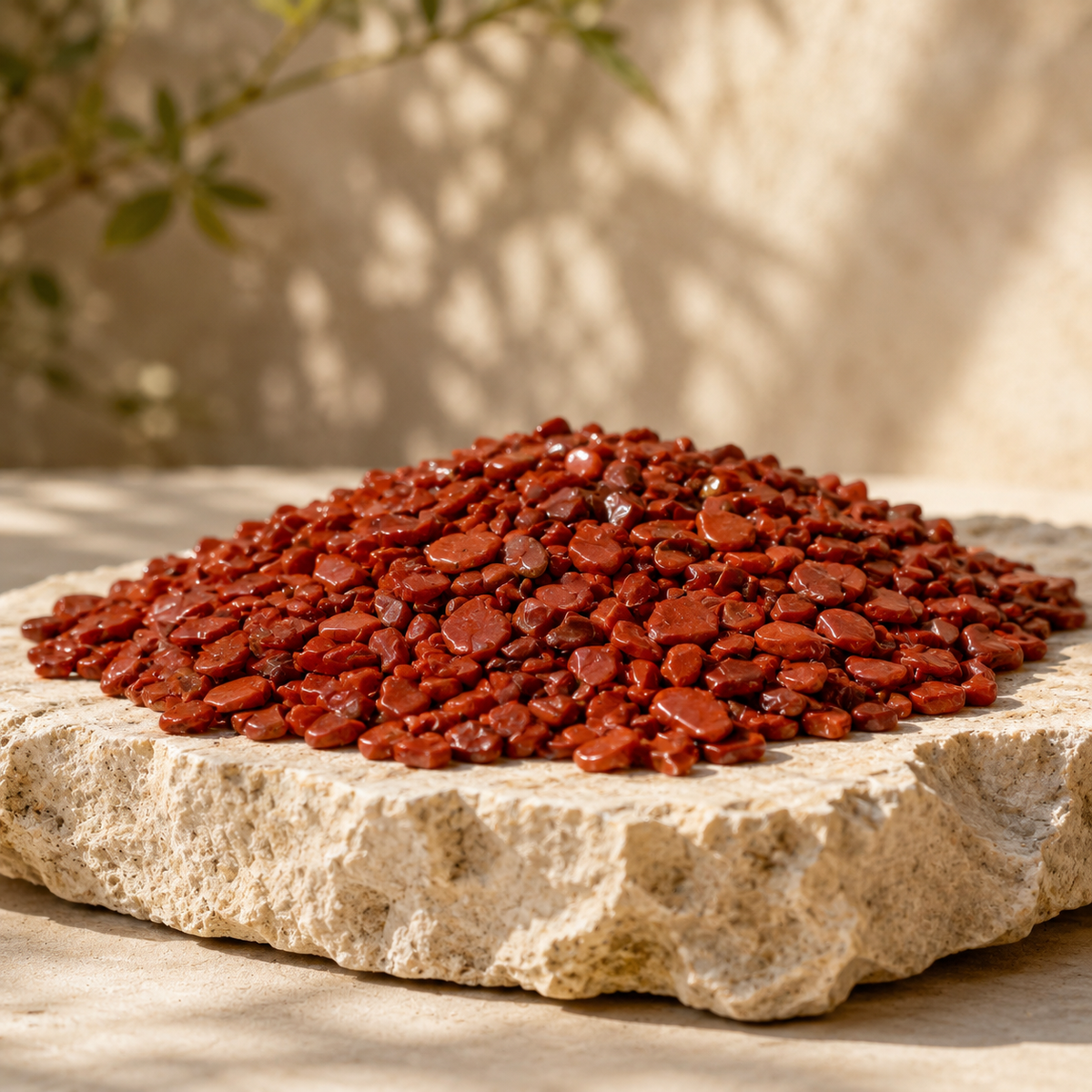 Red Jasper Crystal Chips.